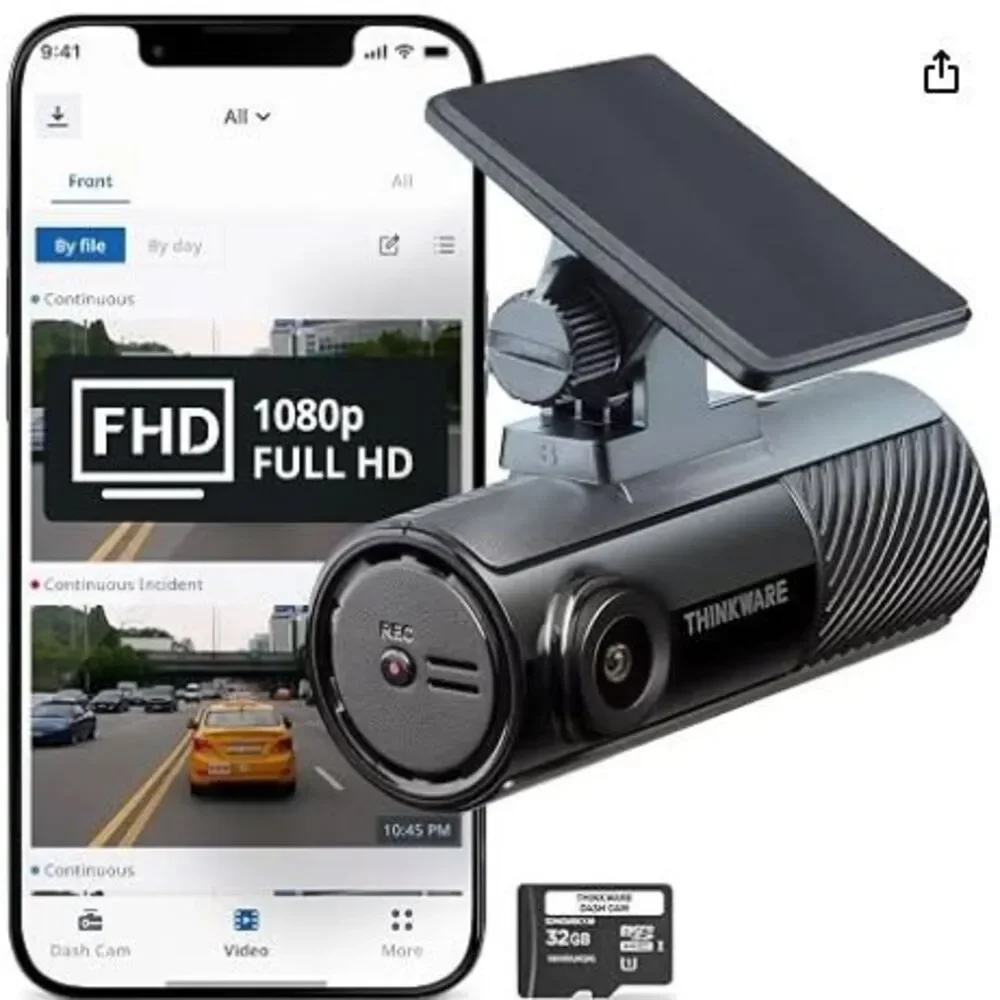 Thinkware Dash Cam F70 PRO-1080p FHD,Wi‐Fi,Smart Parking  with Super Night Visio